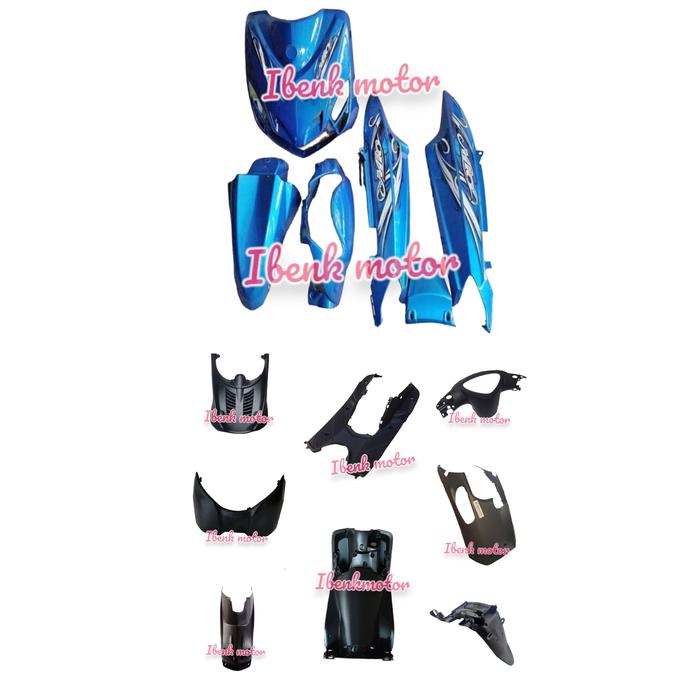 Gambar Full Body Kasar Halus Mio Smile Biru/Full Body Mio Smile Warna Biru dari Ibenk motor part undefined 3 Tokopedia