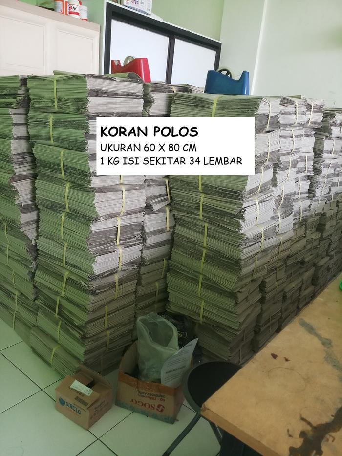 Gambar Kertas Koran Polos Serbaguna Ukuran 60x80cm Harga per 5 Kg - Koran Polos, 1 Kg dari Olin Shop22 undefined Tokopedia