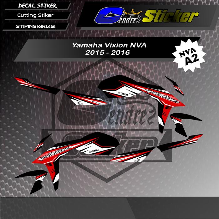 Gambar Striping NVA Vixion variasi A2 - Merah, No Laminasi dari pns stripingdecal undefined Tokopedia