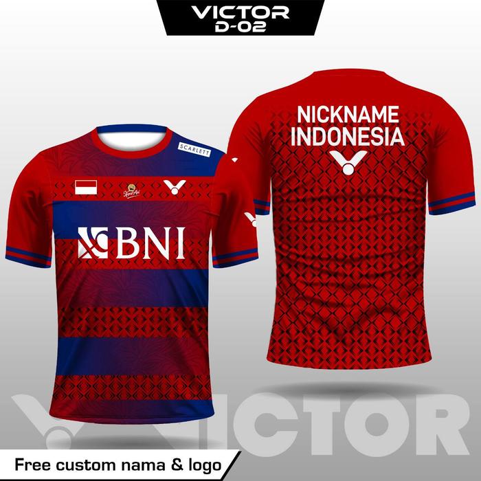 Gambar Jersey badminton all england 2023 baju bulu tangkis the daddies victor - Merah, XS dari ListonsCloth undefined Tokopedia
