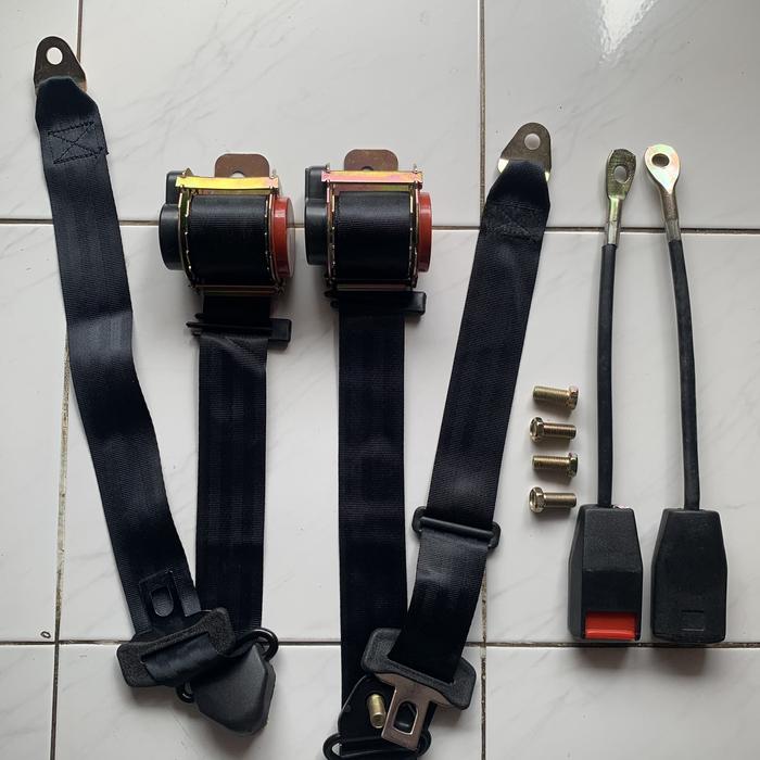 Gambar Seatbelt Seat Belt Sabuk Pengaman Mobil Otomatis 2 pcs(Sepasang) - Hitam dari Sumber Makmur Variasi Mobil undefined Tokopedia