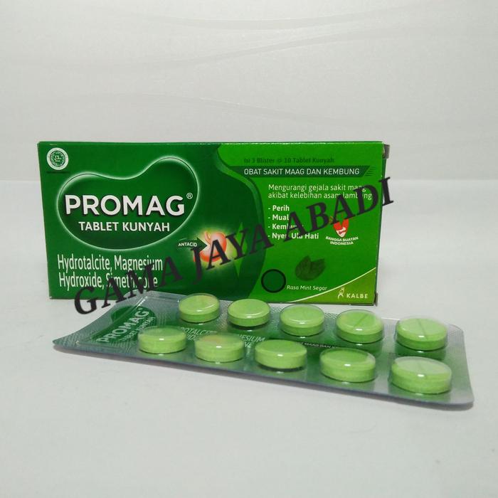 Gambar Promag Tablet Box (@3 blister @10 tablet) dari GAMA JAYA ABADI undefined Tokopedia