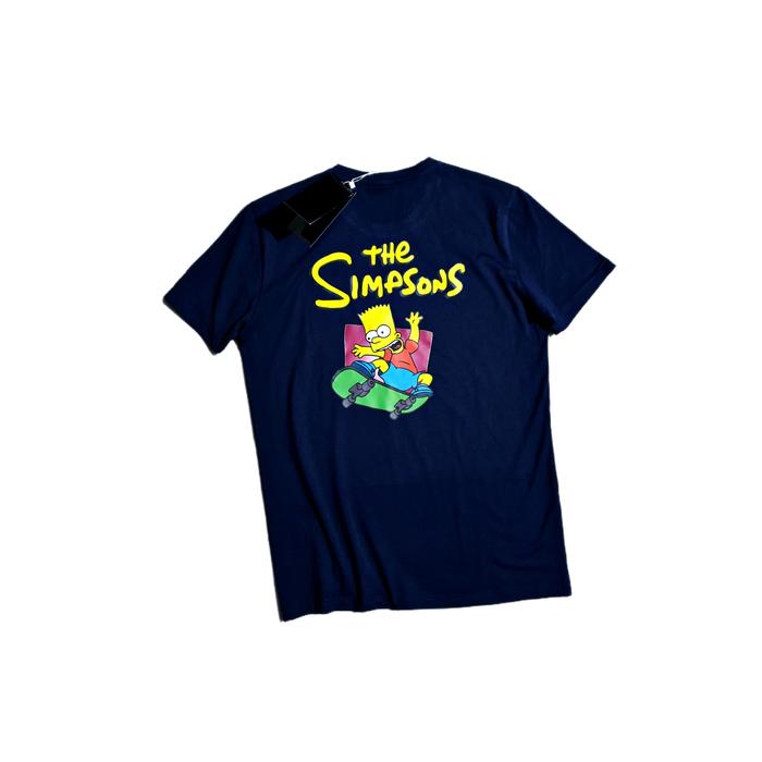 Gambar Kaos impor laki-laki dewasa, ukuran M-L-XL-XXL, bahan sepandek V000A17 - Navy, M dari SINAR EMAS Ge20 undefined Tokopedia