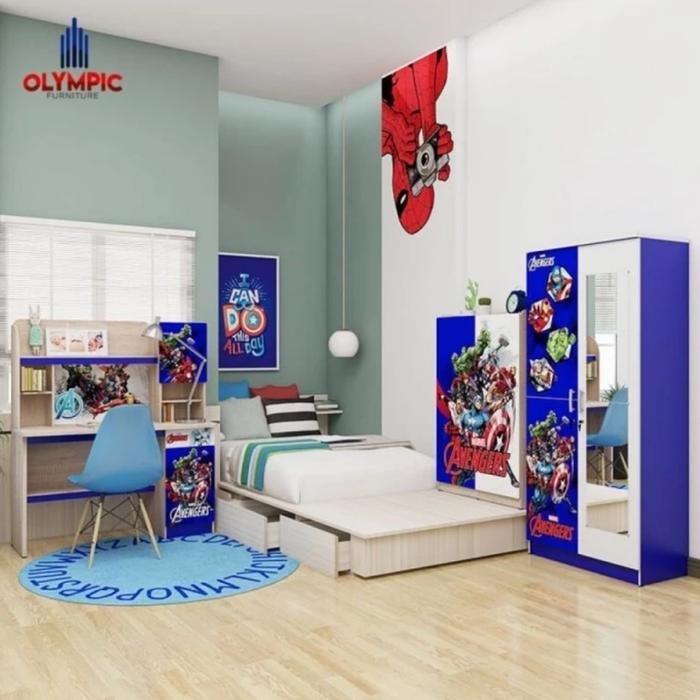Gambar Lemari Baju / Pakaian Karakter Avenger Olympic Bandung dari DMC Furniture BDG undefined Tokopedia