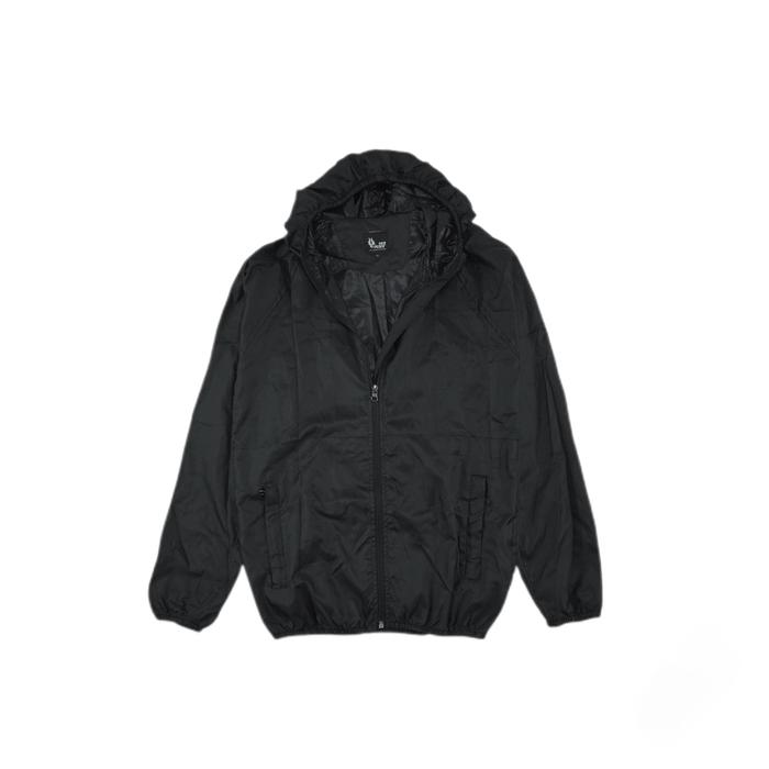 Gambar Jaket Olahraga Parasut Jumbo Pria Wanita Jacket Sport Running Big Size - Hitam, 4XL dari Hiraka Shop undefined Tokopedia