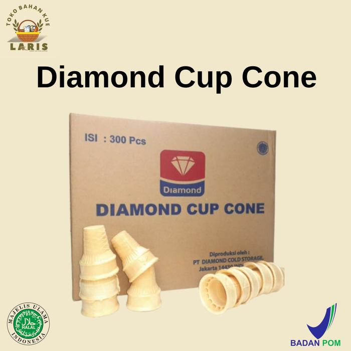 Gambar Diamond Cup Cone Ice dari Tobaku Laris Malang undefined Tokopedia