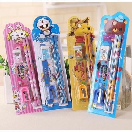 Gambar Set Alat Tulis Anak ISI 5 - Alat Tulis Sekolah - Frozen/biru dari JCM HOUSE BARU undefined Tokopedia