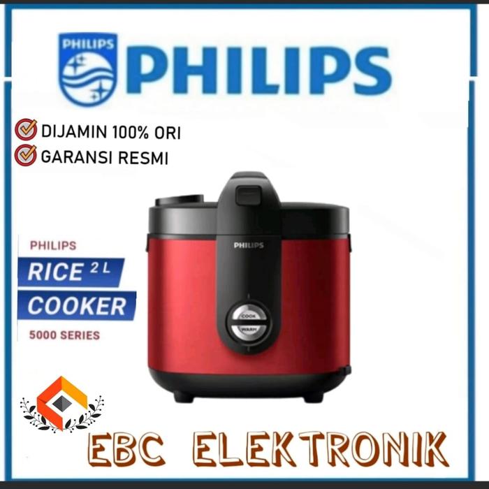 Gambar Philips HD-3138 MAGIC COM PHILIPS ORI 100%/PHILIPS RICE COOKER 2 LITER - Merah dari EBC ELEKTRONIK undefined Tokopedia