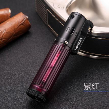 Gambar Korek api single jet fire honest tabung transparan sistem on off - merah fanta dari Yen Shop Official undefined Tokopedia