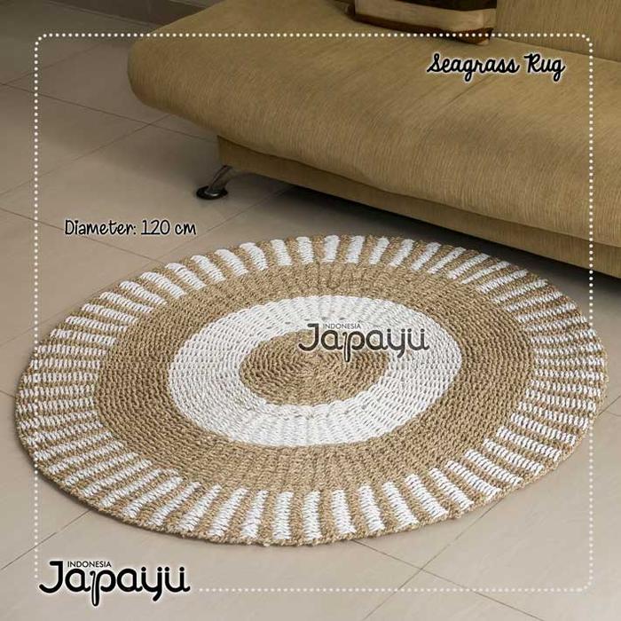 Gambar Karpet Dekorasi Anyaman Seagrass Rug Home Decor Decoration Japayu - Pola 3 dari Japayu Indonesia undefined Tokopedia