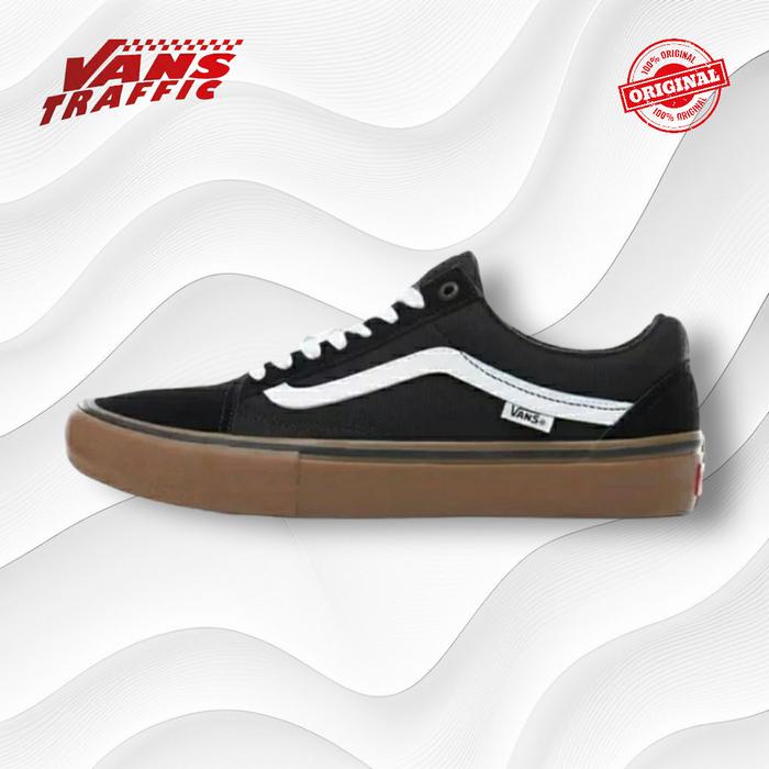 Gambar Vans Old Skool Pro Black Gum Original - 37 dari VansTraffic undefined Tokopedia