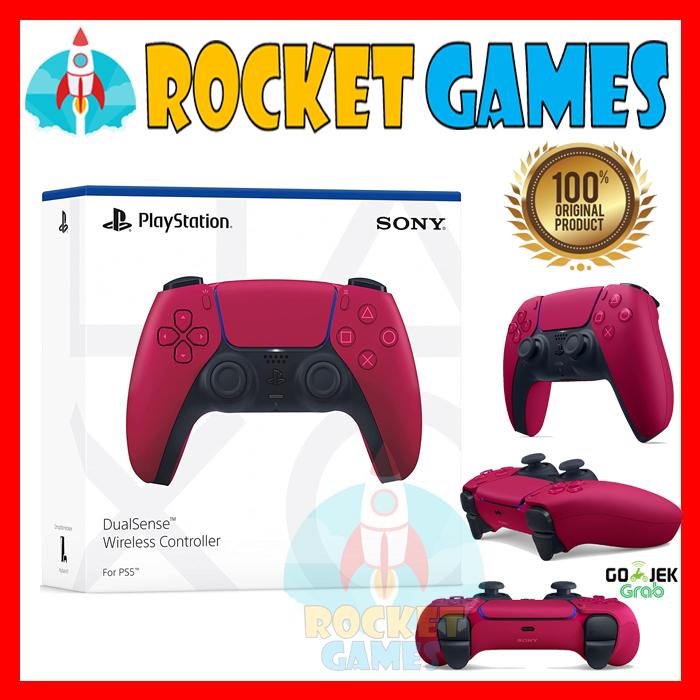 Gambar SONY PS5 DualSense Controller / Dual Sense / PS5 Controller / Stik PS5 - COSMIC RED, SONY LUAR dari Rocket Games undefined Tokopedia