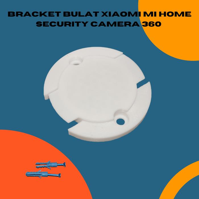 Gambar Xiaomi Mi Home Security Camera 360 Wall Mount Bracket Holder - Bracket bulat, Hitam dari KAGA HOUSE undefined Tokopedia