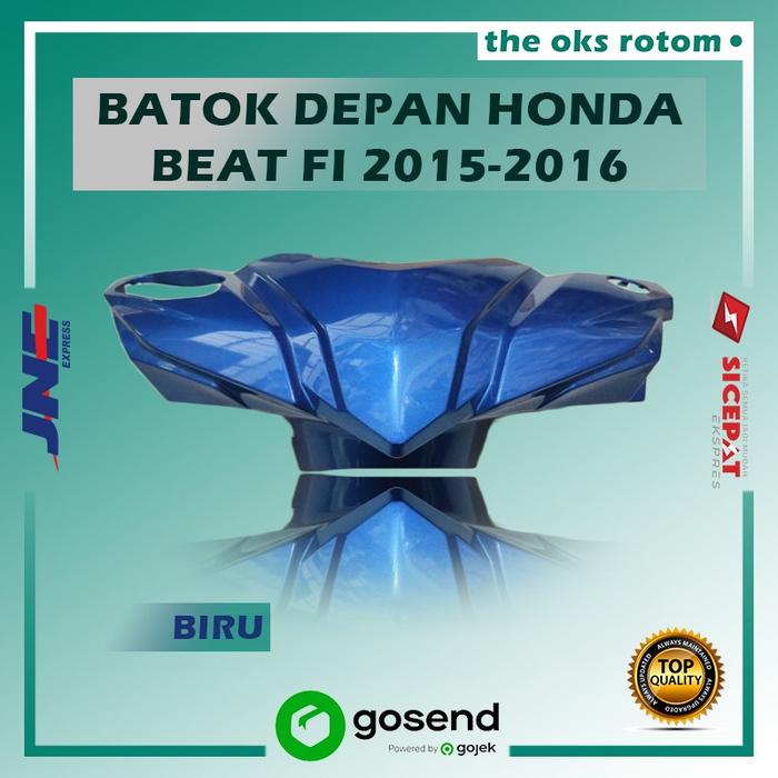 Gambar JUAL SATUAN TERMURAH Body Halus Honda Beat FI ESP Biru Putih 2015-2016 - Batok Depan dari sekedarduniaautomotif undefined Tokopedia