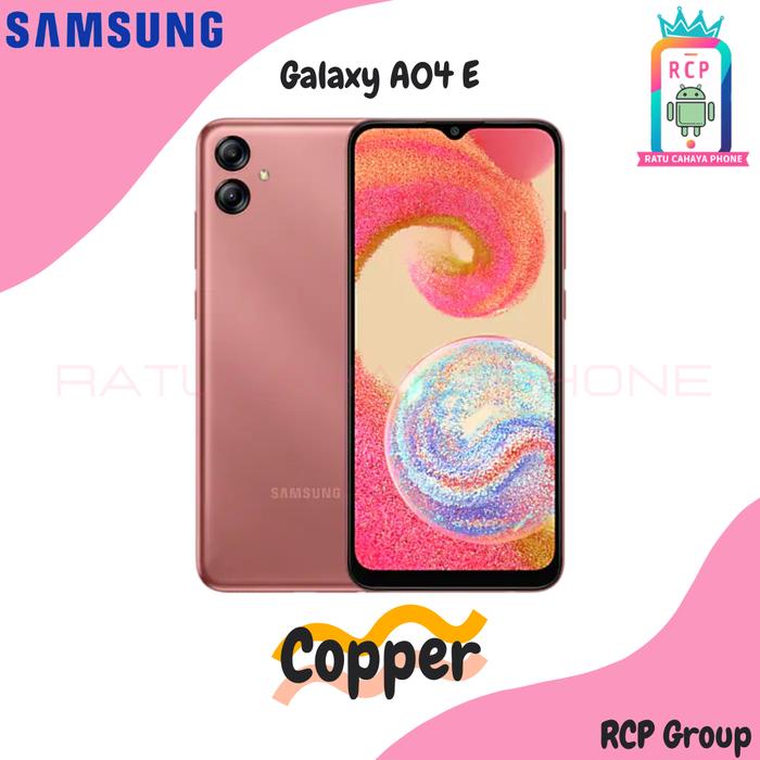 Gambar Samsung Galaxy A04 E 3+4/32GB Garansi Resmi (SEIN) - Copper, 3+4 GB / 32GB dari Ratu Cahaya Phone undefined Tokopedia