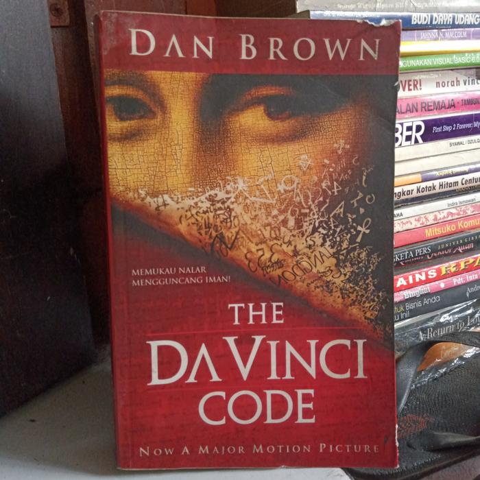 Jual BUKU THE DAVINCI CODE DAN BROWN NOW A MAJOR MOTION PICTURE - Kota ...