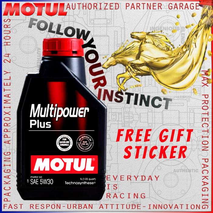 Gambar MOTUL MULTIPOWER PLUS 5W30 SN 1L ILSAC GF5 - TANPA BONUS dari OZZIE.MOTOR undefined Tokopedia