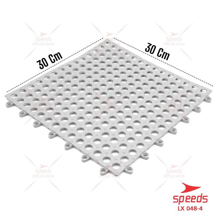 Gambar Keset Kamar Mandi Anti Slip Karpet Kaki PVC Bath Mat SPEEDS 048-5 - Putih30x30cm dari Speedshome undefined Tokopedia