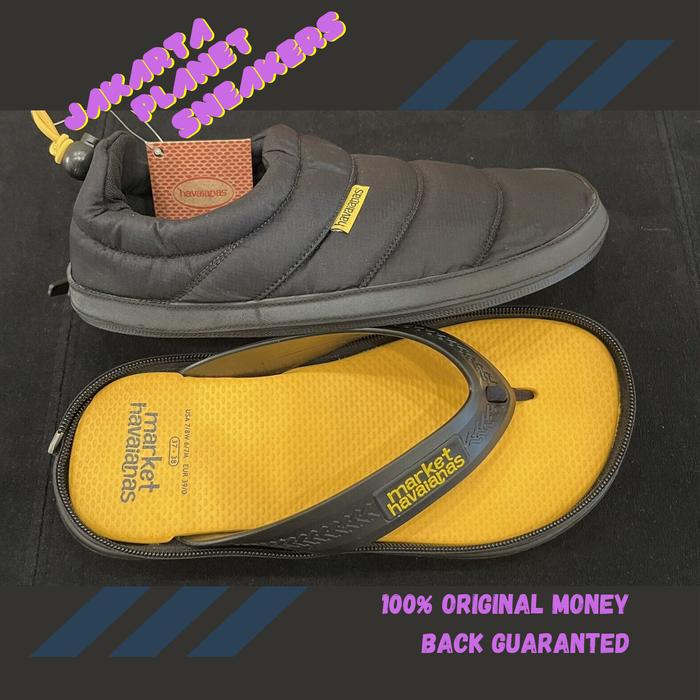 Jual Havaianas x Market Zip Top 0090 2 in 1 Black/Yellow Original BNIPWT  - 43-44 Eur - Jakarta Selatan - Jakarta Planet Sneakers | Tokopedia