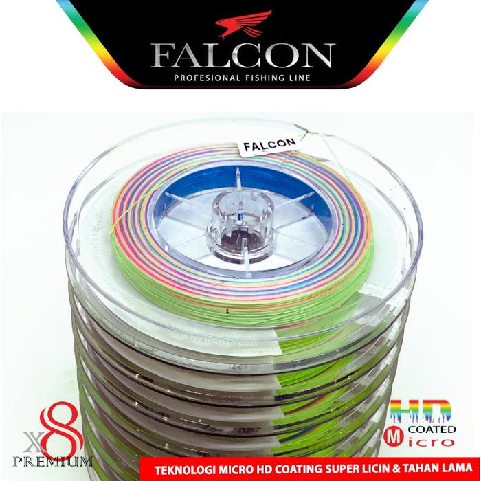 Gambar Senar PE Falcon Super Braid X8 100M Connecting - MULTI COLOR, PE 3.0 dari BongBeng Fishing Land undefined Tokopedia
