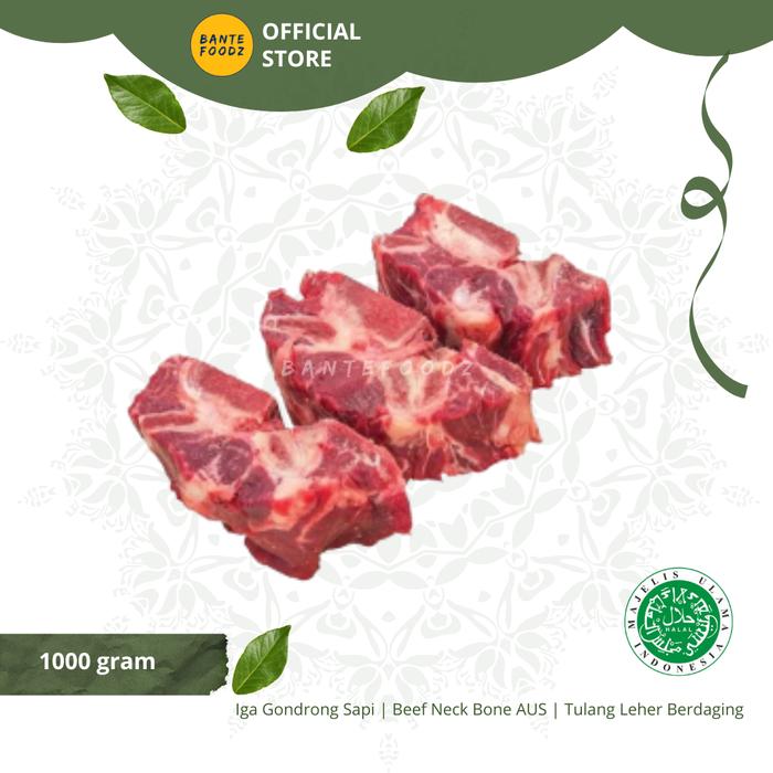 Gambar Iga Gondrong Sapi / Beef Neck Bone AUS / Tulang Leher Berdaging Murah - 500 gram dari Bante Foodz Official Store undefined Tokopedia