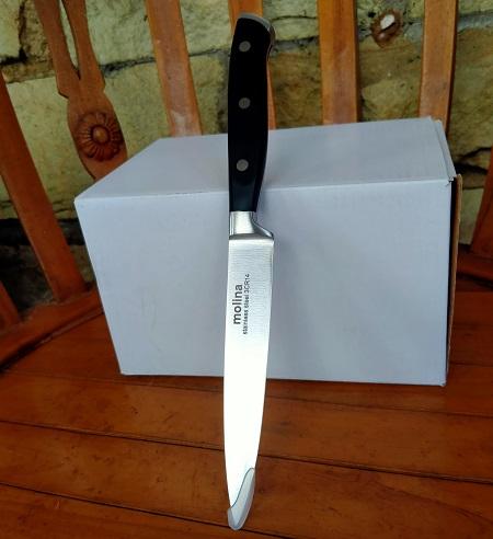 Gambar MOLINA Pisau Dapur Premium Utility Paring Super Tajam Chef Knife - Utility-13cm dari alatperkakas undefined Tokopedia