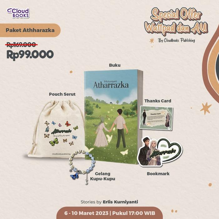 Gambar pecial Offer Wattpad & AU - Buku Novel Atharrazka - Cloudbooks Publish - Special Offer dari Bumi Fiksi Makassar undefined Tokopedia