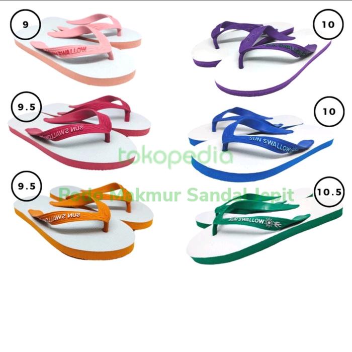 Gambar Sandal Jepit Sun Swallow 05 size Seri & 10-10,5 - Seri dari Grosir Sandal Jepit Surabaya undefined Tokopedia