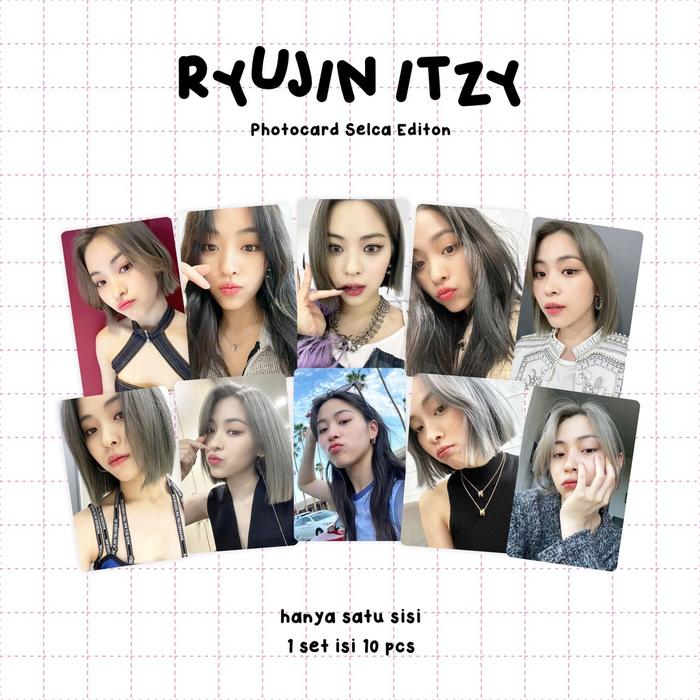 Gambar Photocard ITZY Selca Edition - RYUJIN dari All About K Stuff undefined Tokopedia