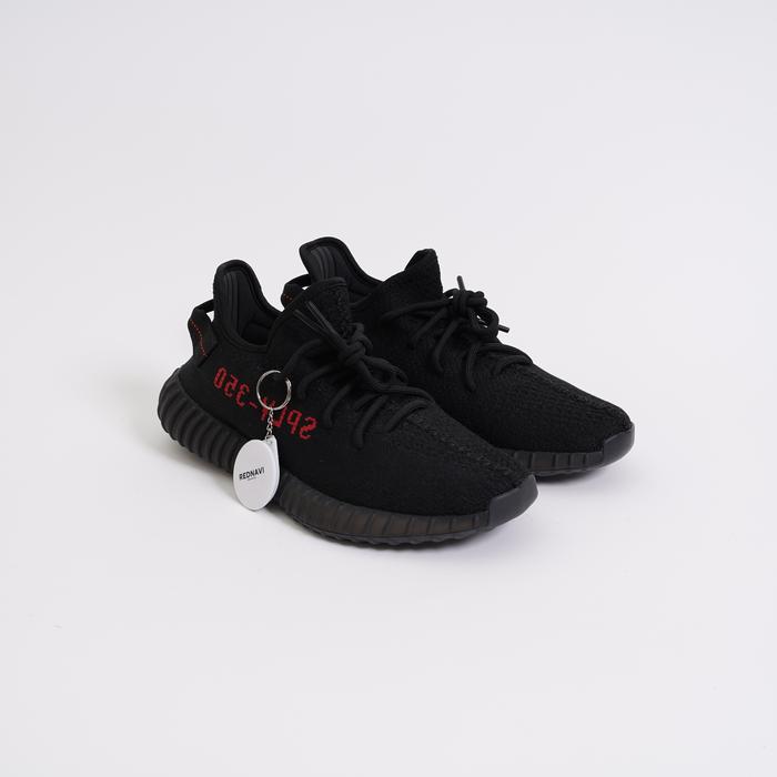 stockx yeezy black red