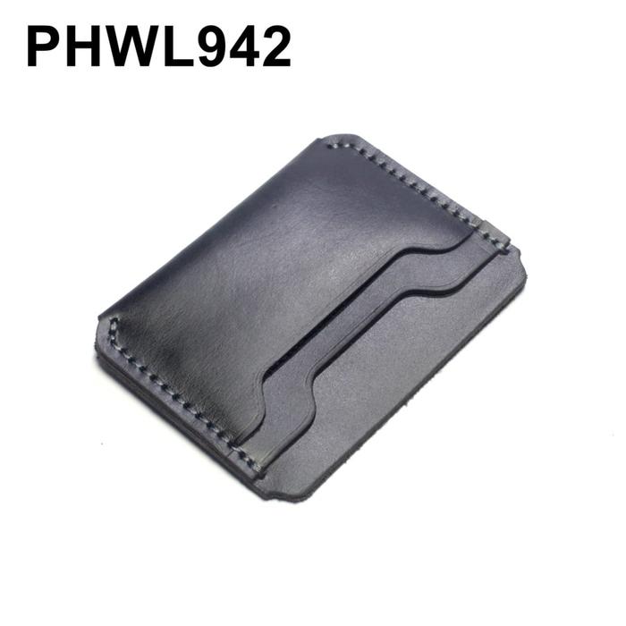 Gambar dompet kartu kulit asli card wallet slim wallet card holder PHWL945 - Hitam dari tilurut Kab. Garut Tokopedia