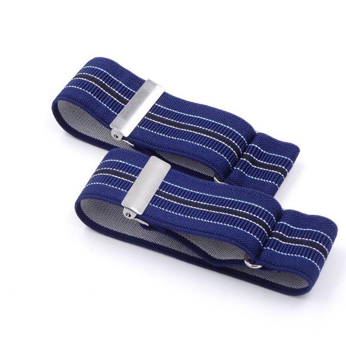 Gambar SHIRT SLEEVE GARTER non-slip elastic shirt garter penjepit lengan baju - BLUE STRIPE 2 dari Toko 1973 undefined Tokopedia