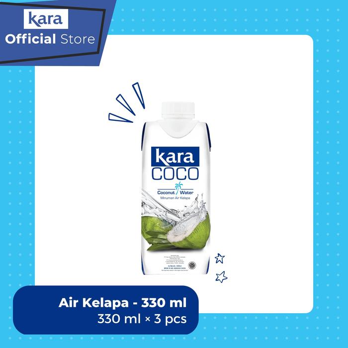 Gambar KARA Coco Air Kelapa Asli (Pure Coconut Water) 330 ml - 1pc dari KARA Indonesia Store undefined Tokopedia