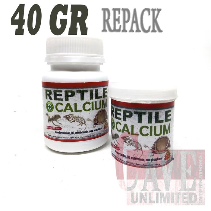 Gambar 50gr kalsium reptile gecko ular kadal kura sulcata vitamin reptile - 40GR dari reptilestore.id undefined Tokopedia
