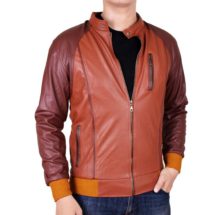 Gambar Jaket Kulit Sintetis Kasual Klasik JAK 2279 - JAK 2282 dari Gudang Fashion Id undefined Tokopedia
