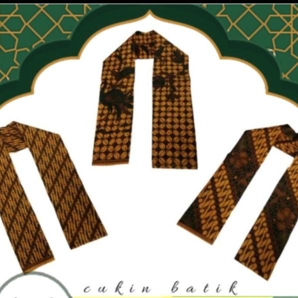 Gambar CUKIN BATIK MOTIF ONDEL ONDEL | CUKIN BATIK | CUKIN BETAWI | SELENDANG - Batik Random dari Berkah T-shirts undefined Tokopedia