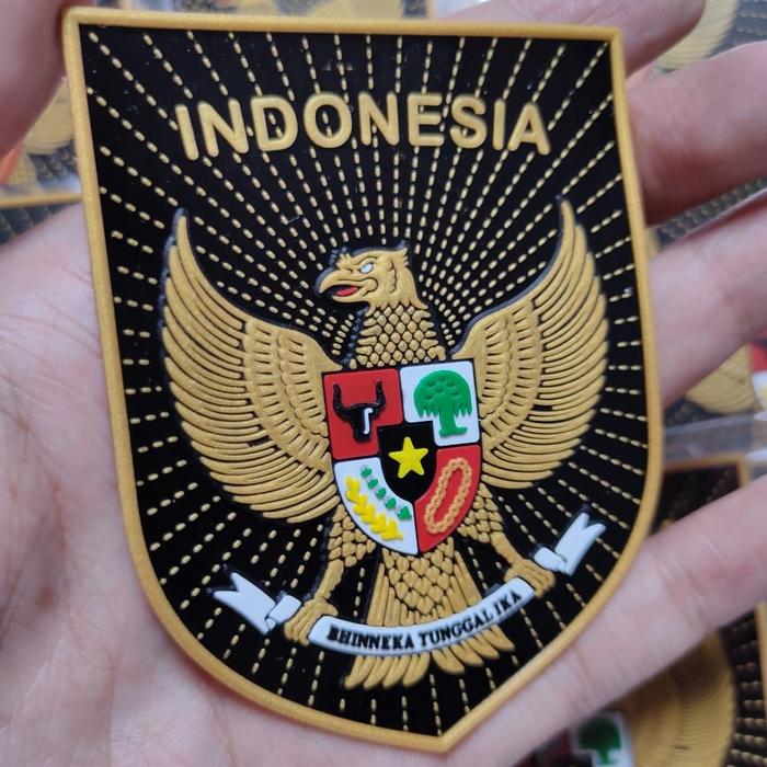 Gambar logo garuda terbaru patch timnas garuda - Hitam dari ELDshop official undefined Tokopedia