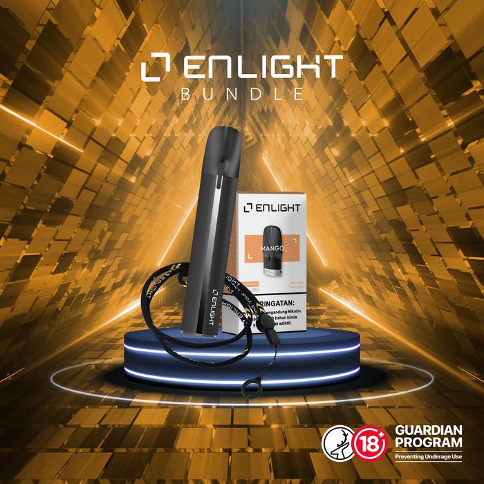 Gambar DEVICE BUNDLING (1 Device Black + 1 Pod Mango + 1 Laanyard dari ENLIGHT Official Store undefined Tokopedia