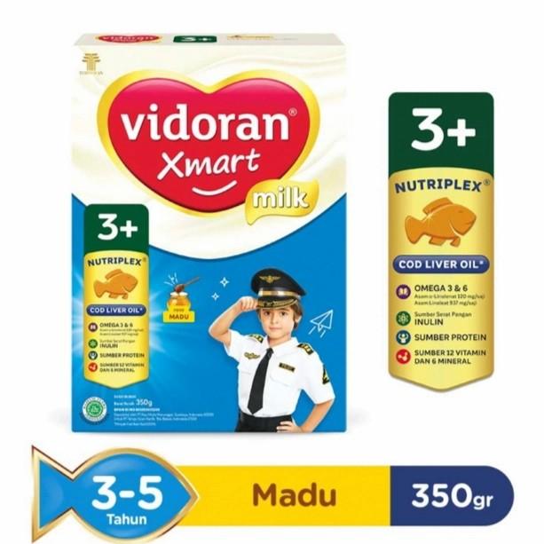 Gambar Vidoran Xmart 3+ susu pertumbuhan anak 3-5 tahun 350gr - madu dari CENDANA ONLINESHOP undefined Tokopedia