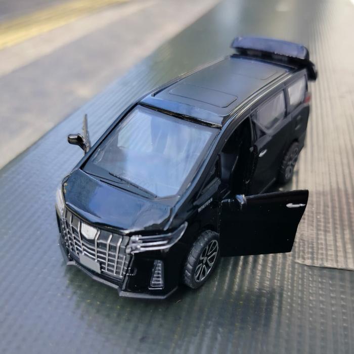 Gambar Diecast miniatur toyota Alphard - Hitam dari DELVN TOYS undefined Tokopedia