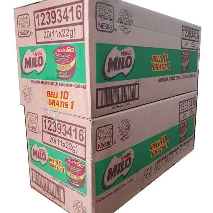 Gambar susu bubuk Milo activgo 1 dus - 5 renteng dari Hasanah_shop12 undefined Tokopedia