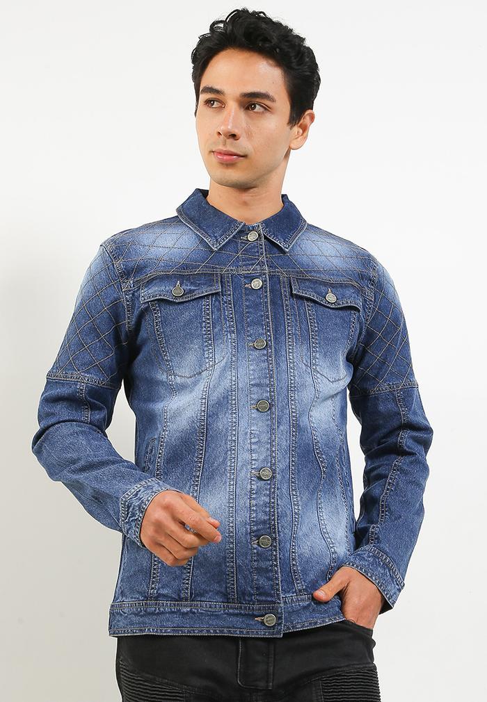 Gambar Mopez Jacket Denim Diamond Classic - M dari Mopezid undefined Tokopedia
