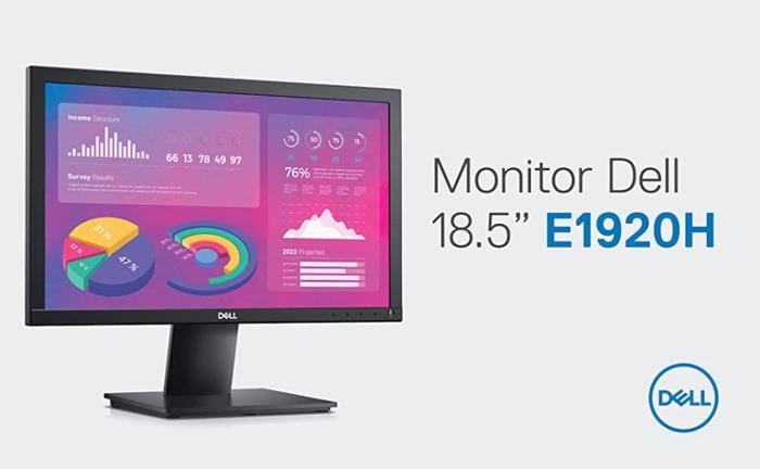 Jual Monitor Led DELL 19" Inch E1920H HD 5ms Port VGA/DP - Jakarta ...