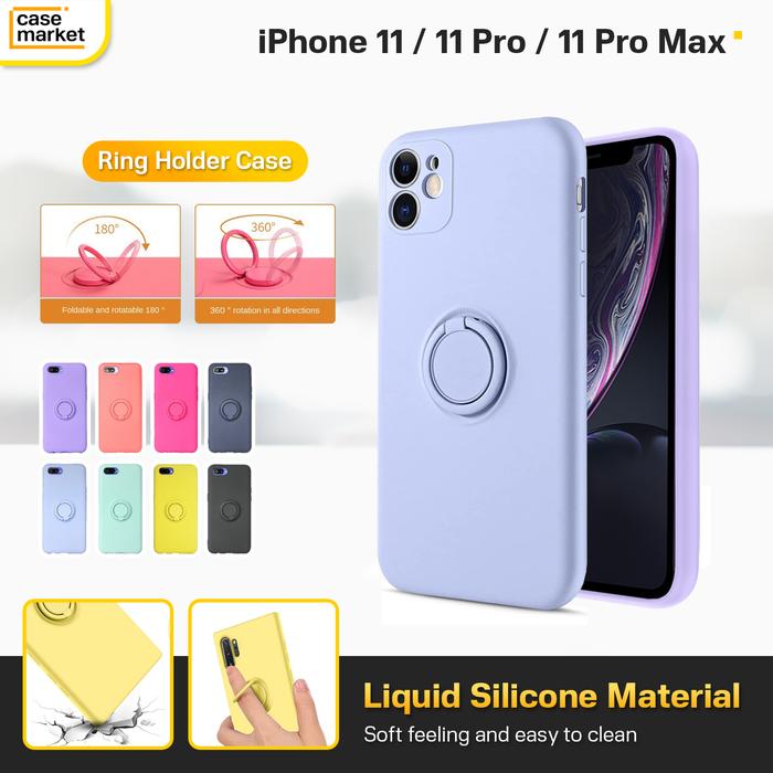Softcase Iphone 11 Pro Stand Jual Case Ring Holder IPhone 11 Pro