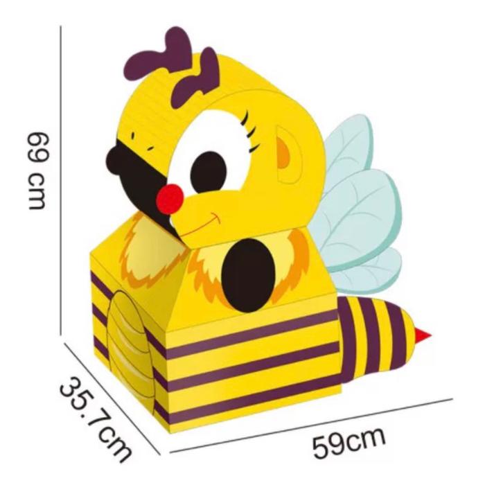 Gambar Lilbio diy board costume - diy kostum anak - prakarya anak - Bee dari Lilbil Toys 2 undefined Tokopedia