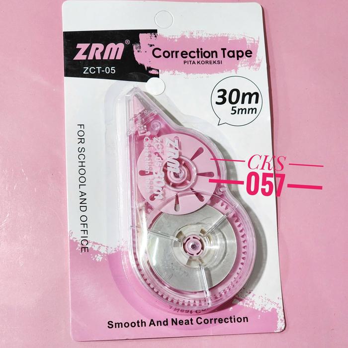 Gambar TipeX Kertas / Correction Tape 30 Meter - Pink dari CKS 057 undefined Tokopedia