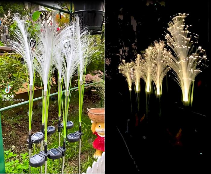 Gambar lampu taman bunga hias tenaga surya Outdoor Solar Garden Stake Flower - RUMBAI dari kizzyshop21 undefined Tokopedia