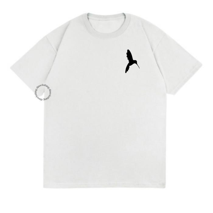 Gambar Dino Clothing - KAOS burung/QUOTES TSHIRT / KAOS OVERSIZE WANITA - Putih, S dari This is Dino undefined Tokopedia