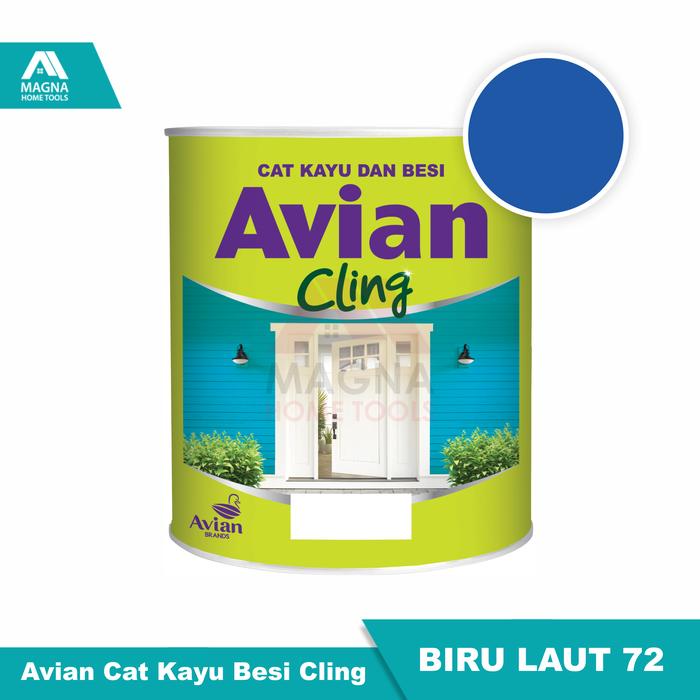 Gambar CAT KAYU/BESI AVIAN CLING BISA DI CUCI WARNA BIRU - 72 BIRU LAUT dari MAGNA Home Tools MHT undefined Tokopedia