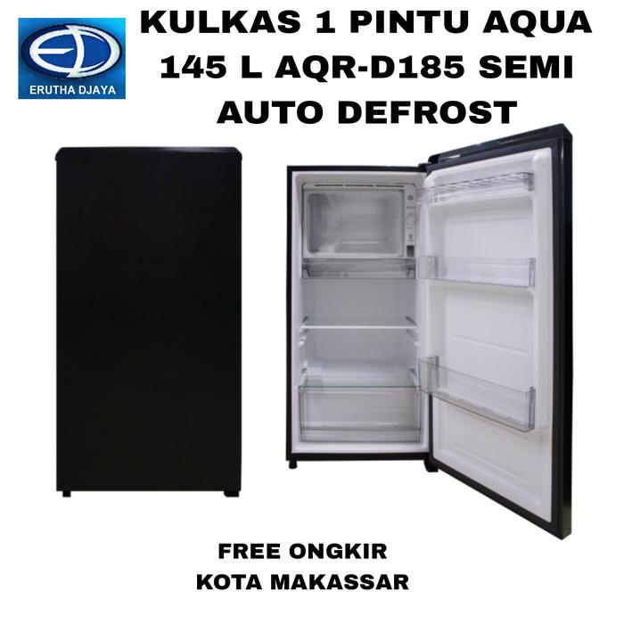 Gambar kulkas 1 pintu aqua 145 l sedikit bunga es aqrd185 mds mls - silver dari Erutha Jaya Elektronik undefined 5 Tokopedia
